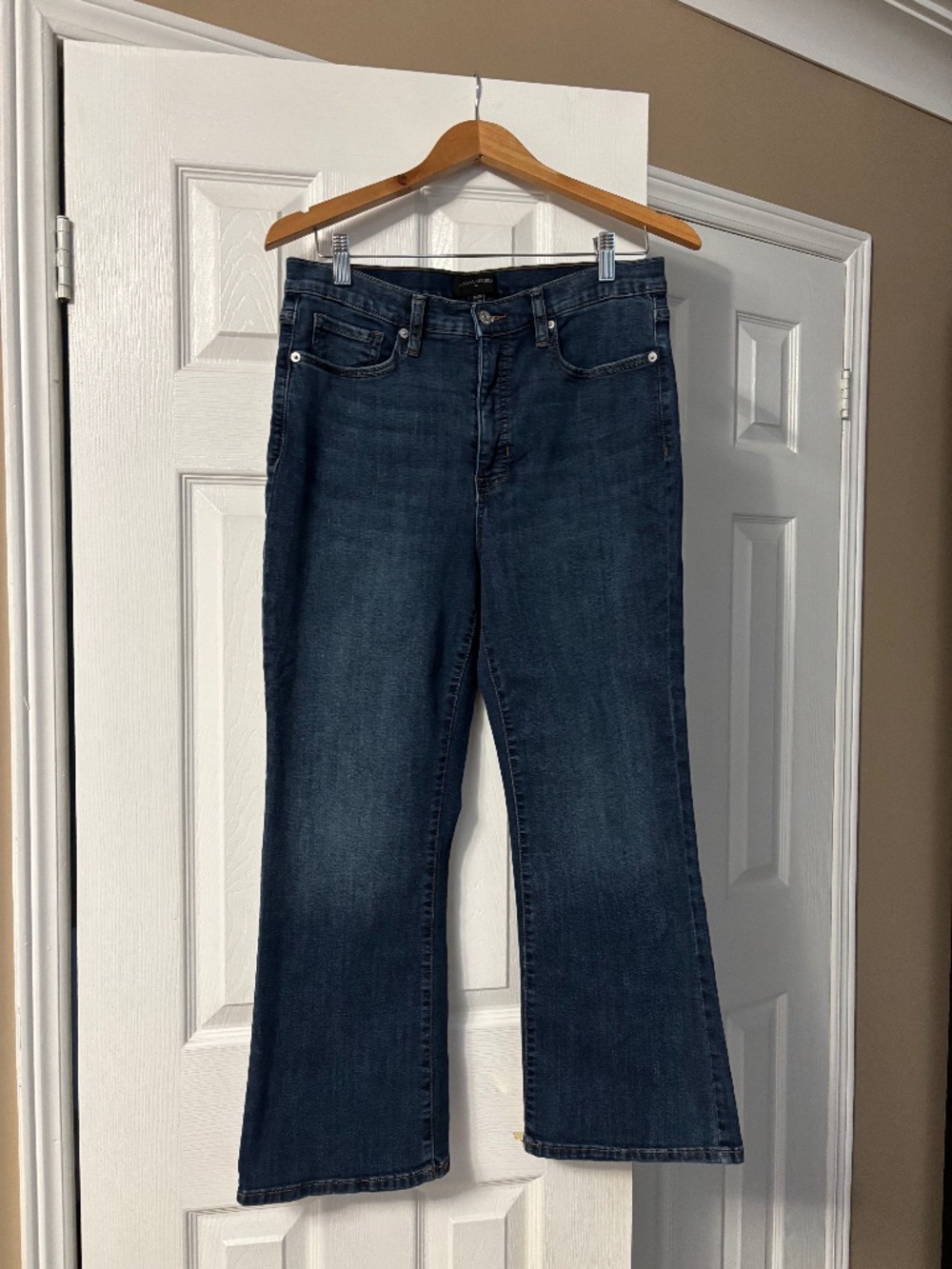 Banana Republic Cropped Bootcut Jeans | Size 30/10 | Dark Wash